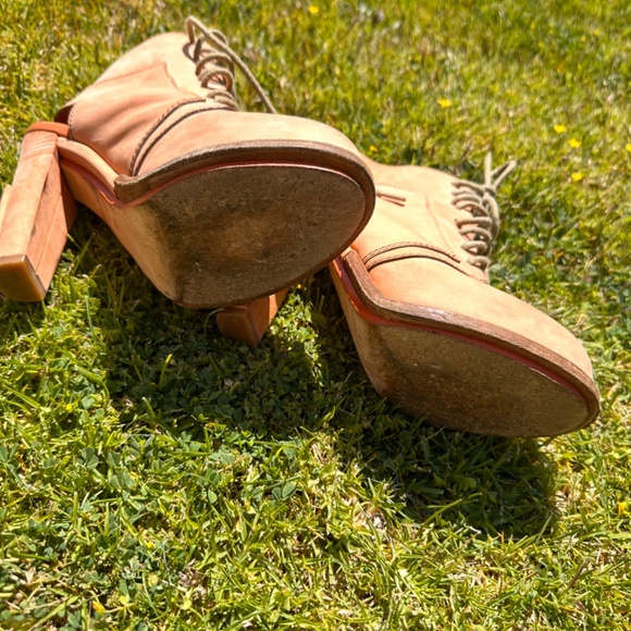 Alexander Wang Heeled Platform Lace Up Boots - Picture 6 of 7